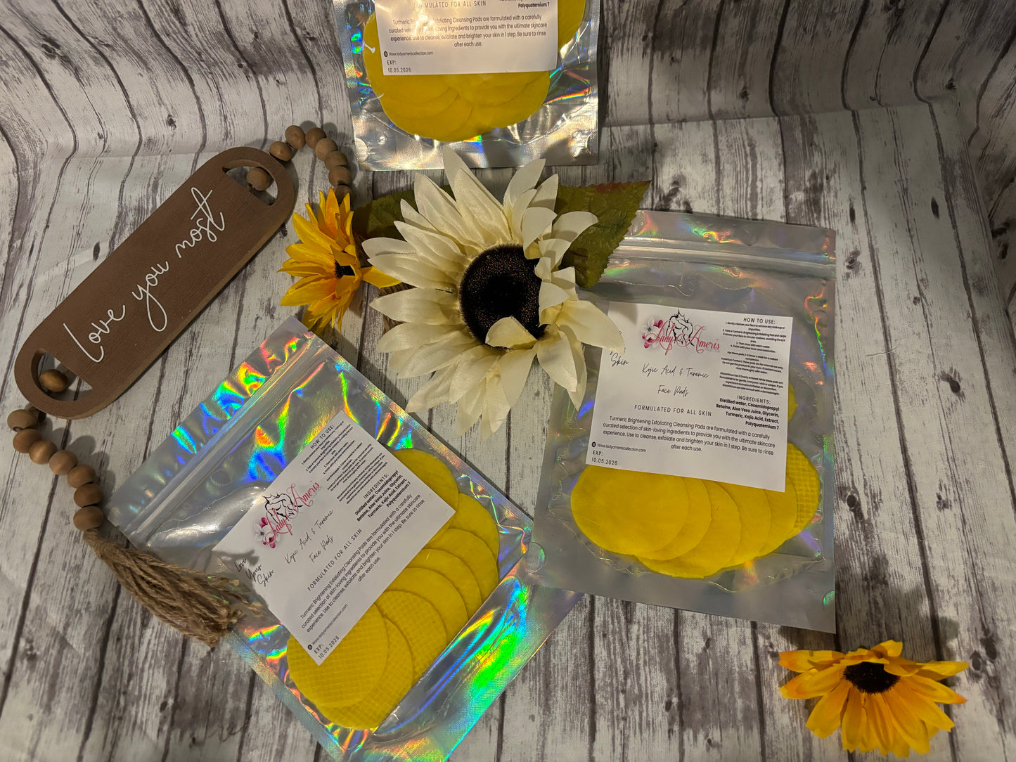 Kojic Acid & Turmeric Face Pads