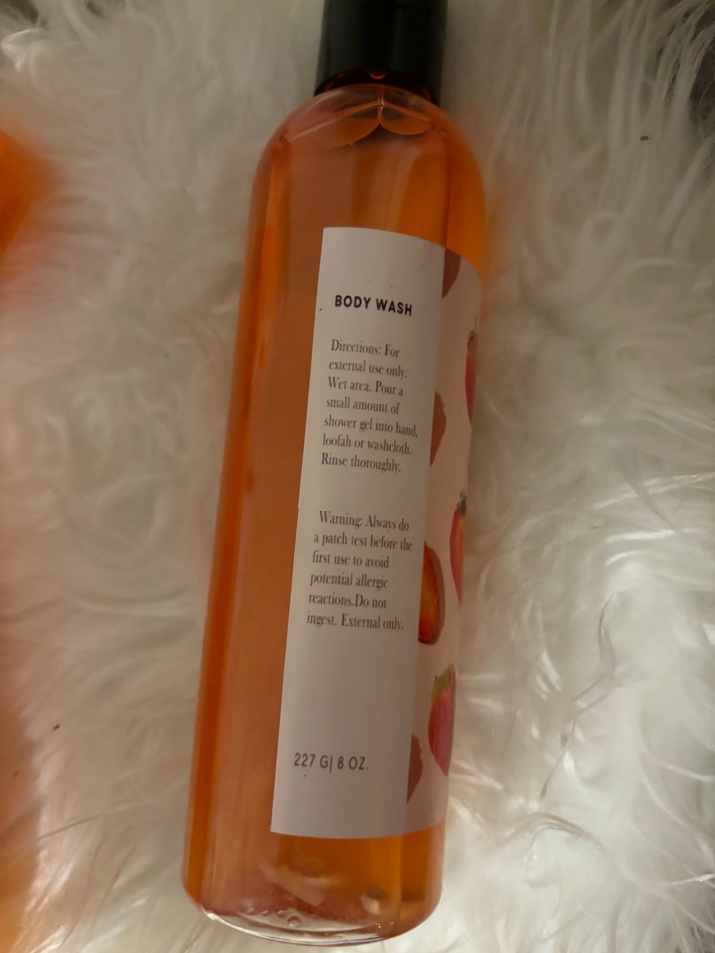 Strawberry sea moss infused body wash