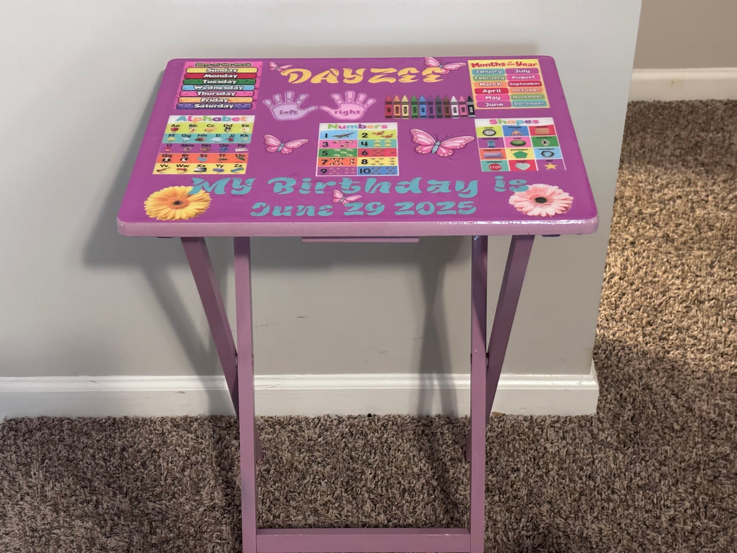 Custom Tray Table