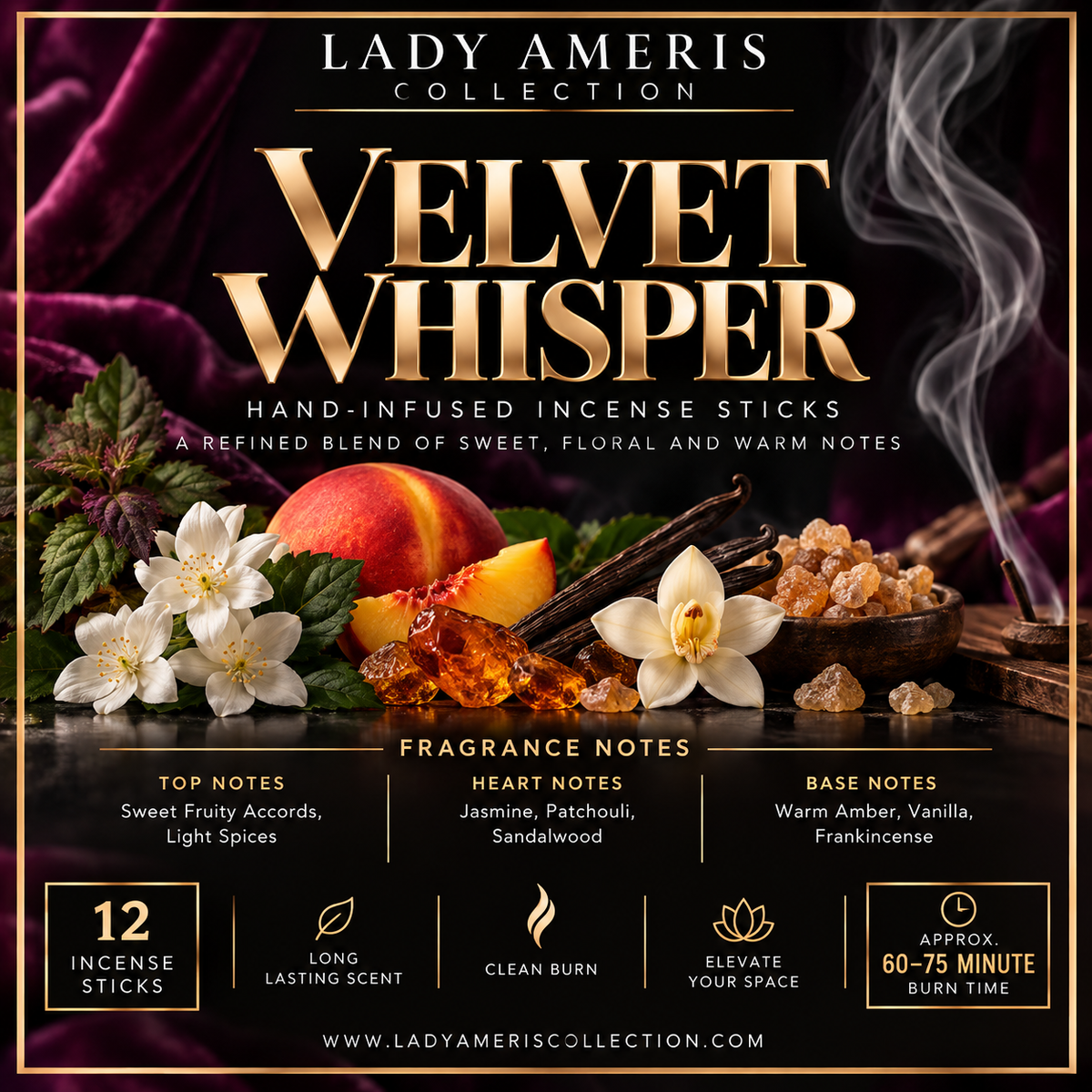 Hand-Infused Incense Sticks