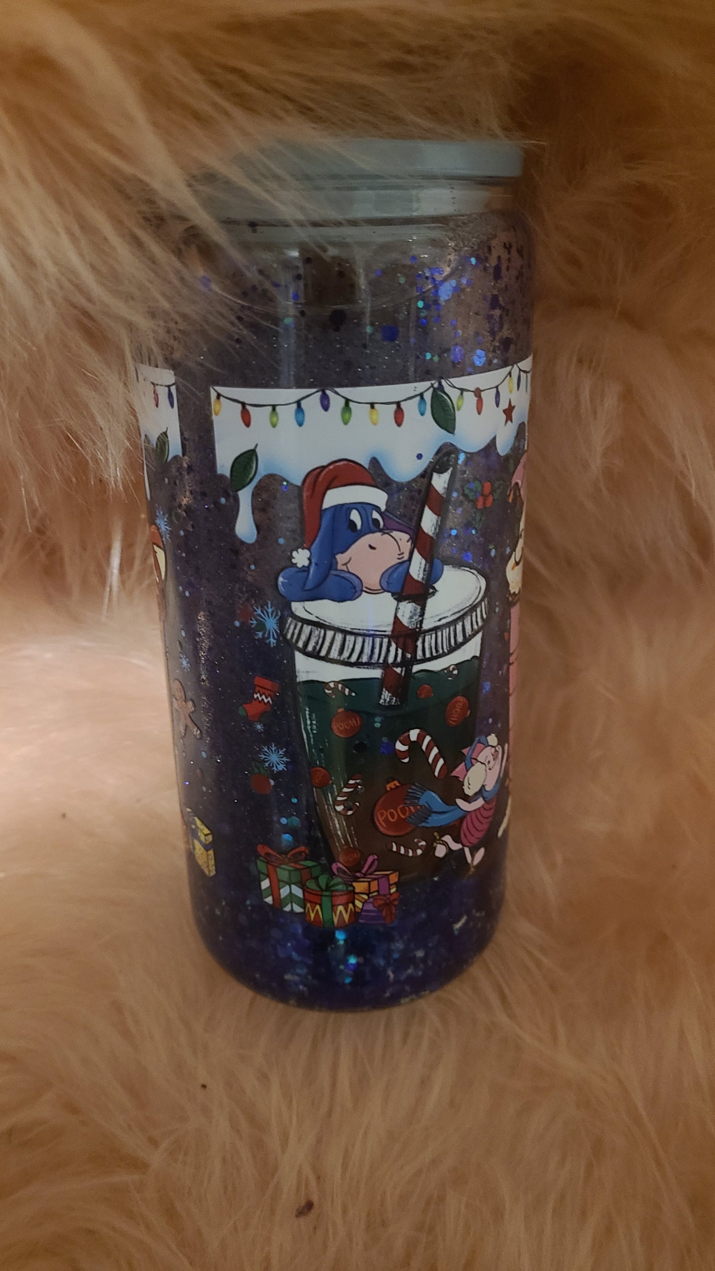 Pooh and Friends Christmas Snowglobe