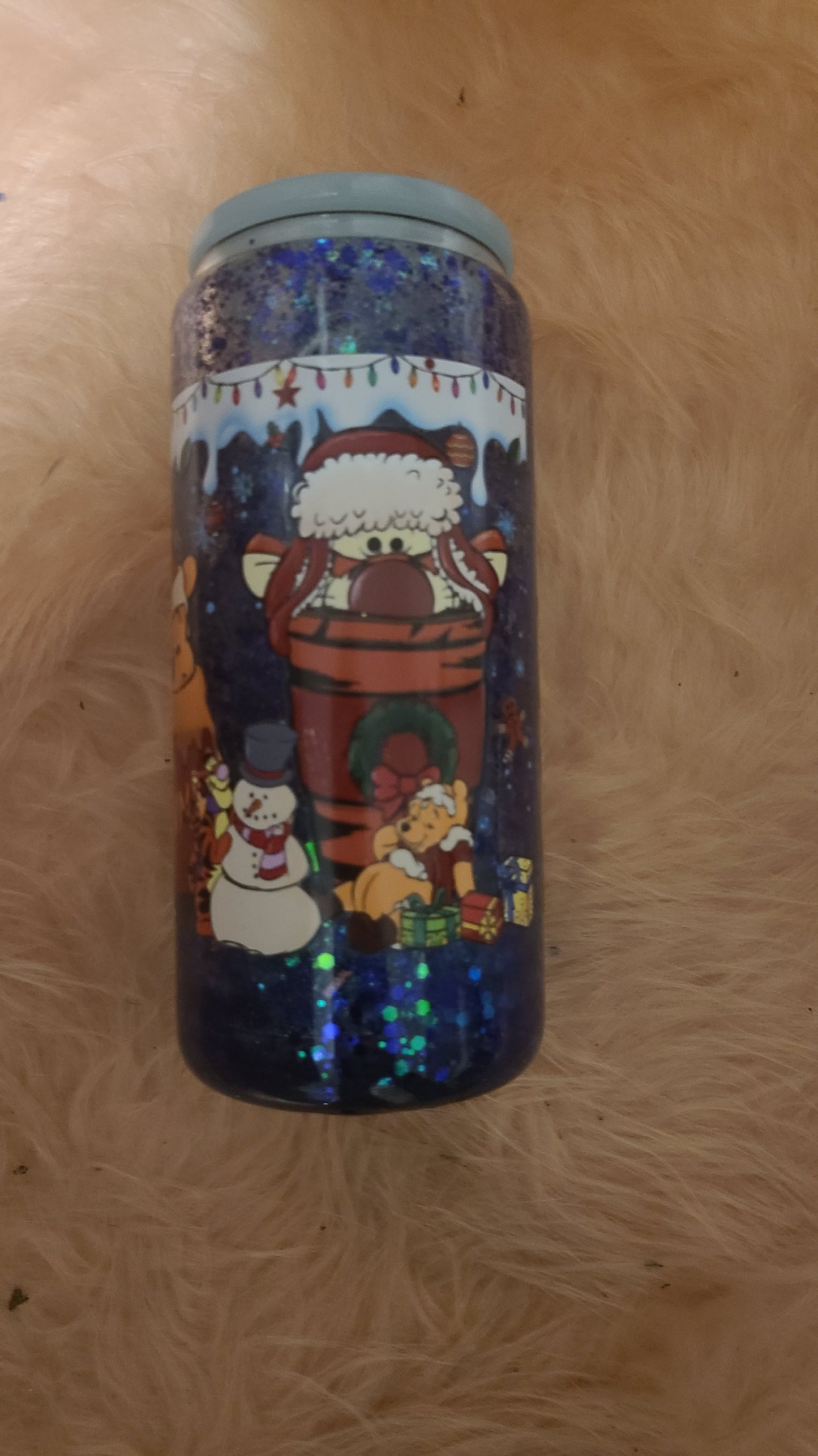 Pooh and Friends Christmas Snowglobe